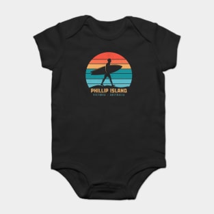 Phillip Island Victoria Australia Surf Baby Bodysuit